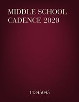 Middle School Cadence 2020 Easy Marching Band sheet music cover